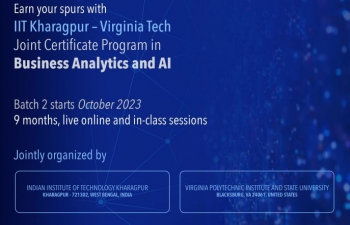 IIT Kharagpur - Virginia Tech Joint Certificate Programme in Business Analytics and AI